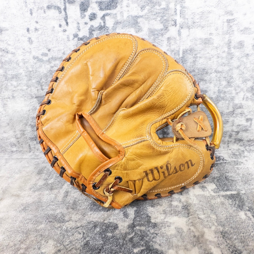 Vtg Wilson Youth 31.5" Gus Triandos Snap Action Catcher's Mitt Collectible Glove
